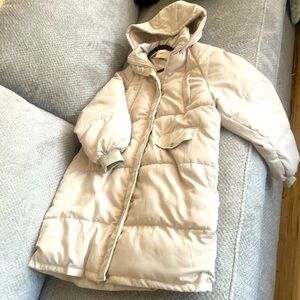 Longline puffer coat